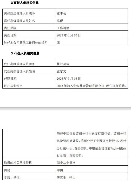 杨方策略 董事长离任！中银基金如何突破权益瓶颈？