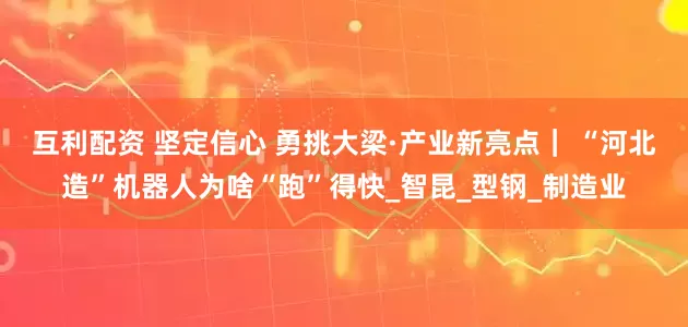 互利配资 坚定信心 勇挑大梁·产业新亮点｜ “河北造”机器人为啥“跑”得快_智昆_型钢_制造业