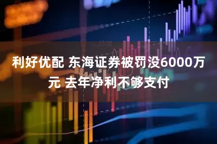 利好优配 东海证券被罚没6000万元 去年净利不够支付
